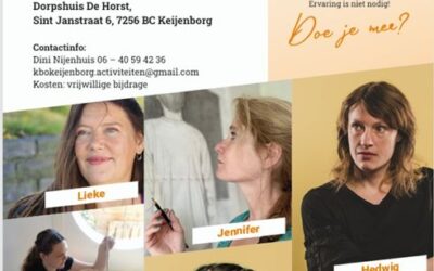 De Kunstnaobers gaat van start in Keijenborg!